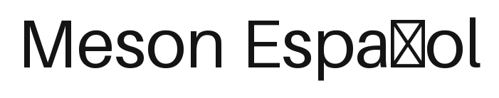 Meson Español